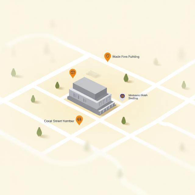 Peta lokasi kantor NinjaTek di Surabaya